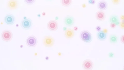 Soft Pastel Bokeh Background Overlay for Abstract Dreamy Design Elements Stock Footage 346002676