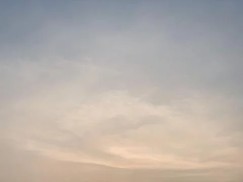 Soft Pastel Cloudscape During Sunset in Jakarta Indonesia Foto stock