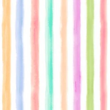 Soft pastel colored seamless abstract pattern with stripes on white Stock Illustration