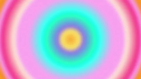 Soft Pastel Colorful Circular Gradient Background loop Stock Footage 198534214