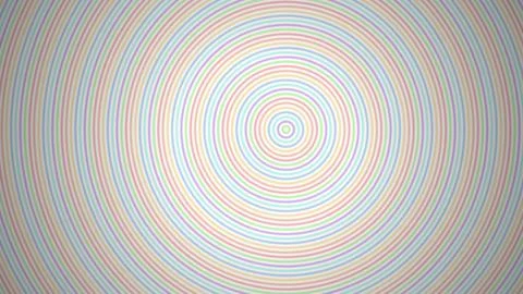 Soft Pastel Concentric Circles Abstract Pattern Background Stock Illustration