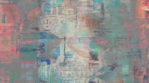 Soft Pastel Distressed Mixed Media Abstract Texture 库存影片 328373718