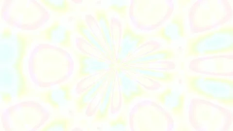 Soft Pastel Floral Mandala Pattern Background - Modern Seamless Geometric T.. Stock Footage 337657875