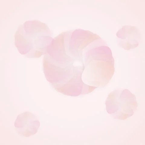 Soft Pastel Floral Pattern Background with Gentle Bloom Animation Stock Footage 346282013