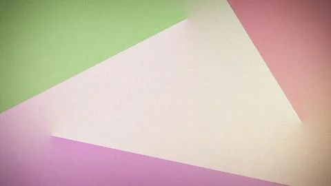 Soft pastel geometric background featuring green, pink, and beige hues with.. Illustrazione stock