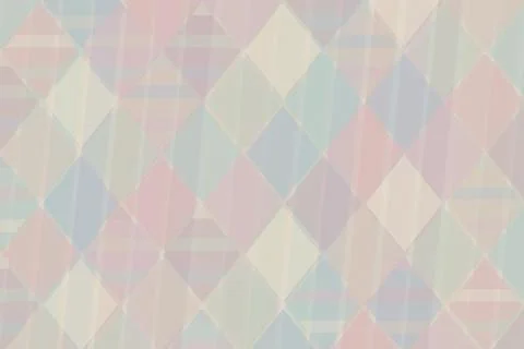 Soft pastel geometric background featuring light cube pattern in pink and b.. Stock-Illustration