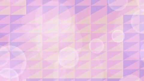 Soft Pastel Geometric Background with a Gentle Motion of Light Circles and .. Stock Footage 329085764