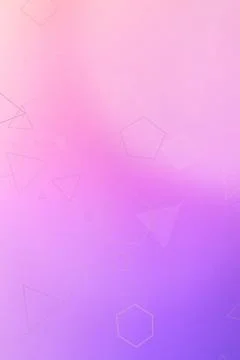 Soft pastel geometric background with subtle polygon outlines over a smooth.. Ilustração Stock