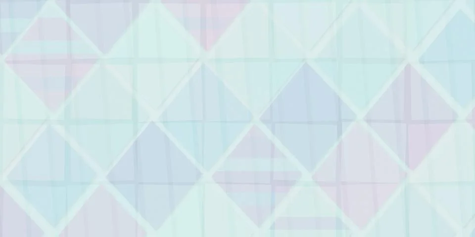 A soft pastel geometric pattern in light blue and white creates a calm, mod.. Stock Illustration