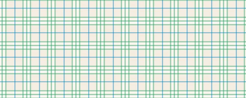 Soft pastel gingham pattern with green and blue hues. Trendy kids tartan pl.. Illustrazione stock