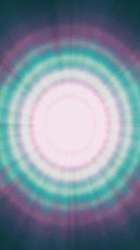 Soft pastel glowing concentric circles with radiant light Stock Illustration