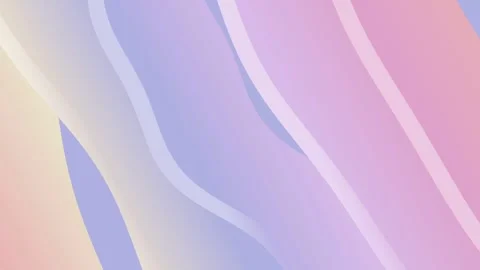 Soft Pastel Gradient Abstract Silk Wave Motion Background Video stock 328626381