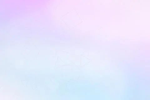 Soft pastel gradient backdrop in pink and blue with subtle geometric outlin.. 스톡 일러스트