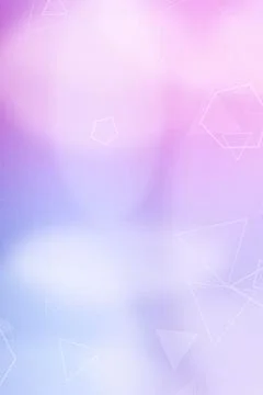 Soft pastel gradient backdrop in pink and purple with subtle geometric outl.. 스톡 일러스트