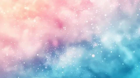 Soft pastel gradient background with gentle sparkles Stock Photos