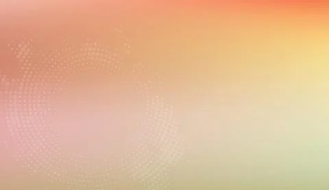 Soft pastel gradient background with glowing circular halftone dot pattern in Stock Illustration