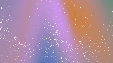 Soft pastel gradient background with shimmering white particles Stock Footage 340933017