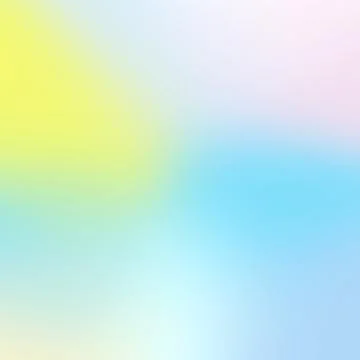 Soft pastel gradient background with subtle blue, yellow and pink hues for Illustrazione stock