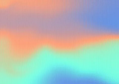 Soft pastel gradient background with vertical ribbed texture and blurred effe Stock Illustration