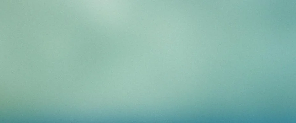 Soft pastel gradient flows from pale green to deep teal. Smooth texture sug.. Ilustração Stock