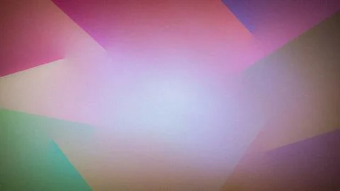 A soft pastel gradient with geometric shapes in pink, purple, green, and be.. Illustration