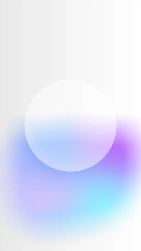 Soft pastel gradient orb large translucent circle, gentle blue purple blur, and Stock Footage 340479608