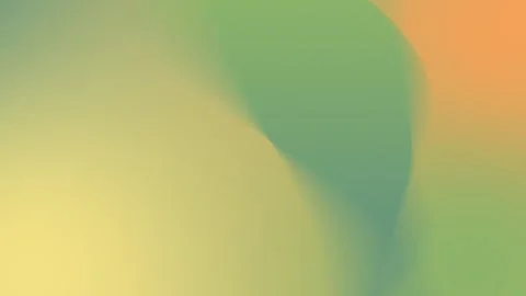 Soft pastel gradient with smooth green, orange, and yellow transitions. Gentle Vídeo Stock 310143345