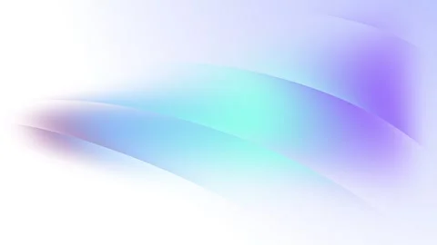 Soft pastel gradient wave background with blue, cyan and violet curves, cle.. Stock Footage 344036801