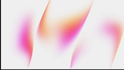 Soft Pastel Gradient Waves Background Dreamy Pink Orange Abstract Motion Stock-Footage 347412424