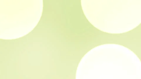 Soft pastel green background with large white circular shapes. Seamless loop Stock Footage 309956317