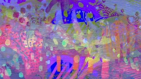 Soft Pastel Hand-Drawn Grunge Background with Layered Abstract Texture Vídeo Stock 328314022