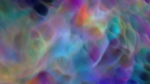 Soft Pastel Liquid Glow Abstract VJ Background Stock Footage 336852934