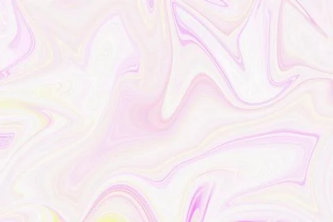 Soft pastel liquid marble texture with flowing curves in delicate pink Stock Illustration