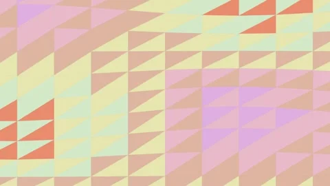 Soft Pastel Low Poly Geometric Triangle Pattern Background Stock Footage 329567684