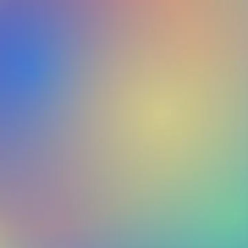 Soft Pastel Mesh Gradient Background with Vibrant Blue Purple and Yellow To.. Stock Illustration