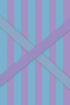 A soft pastel pattern combines alternating blue and lilac stripes with diag.. Illustrazione stock