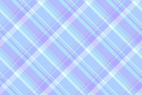 Soft pastel plaid. A calming pattern of intersecting lines in gentle blues an Stock Illustration