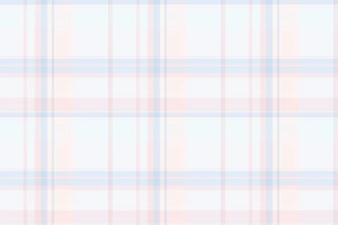 Soft pastel plaid pattern featuring delicate pink and blue intersecting lines Stock Illustration