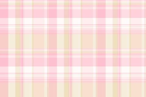 Soft pastel plaid pattern. Gentle pink, peach, and white hues create a calm.. Illustrazione stock