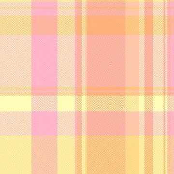 A soft pastel plaid pattern with a herringbone texture, creating a cozy and n Stock Illustration