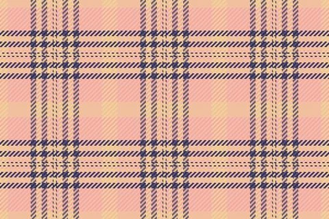 Soft pastel plaid pattern with intersecting stripes. Classic textile design,  Ilustración de archivo