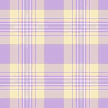 Soft pastel plaid pattern in lavender and pale yellow.  Perfect for textile d イラスト素材