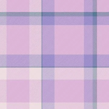 Soft pastel plaid pattern in lavender, pink, and blue hues. A classic tartan  Stockillustratie