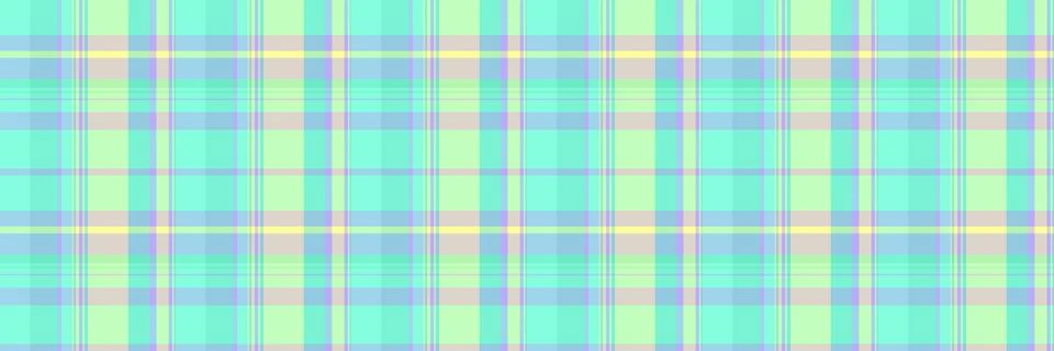 Soft pastel plaid pattern in mint green, lavender, and yellow.  Perfect for b Illustrazione stock