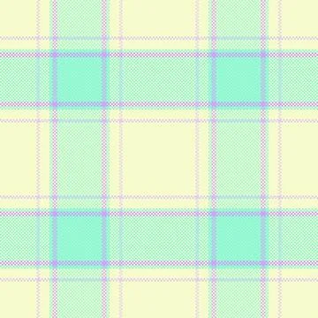 Soft pastel plaid pattern in mint green and pale yellow.  Ideal for textile.. Stock Illustration