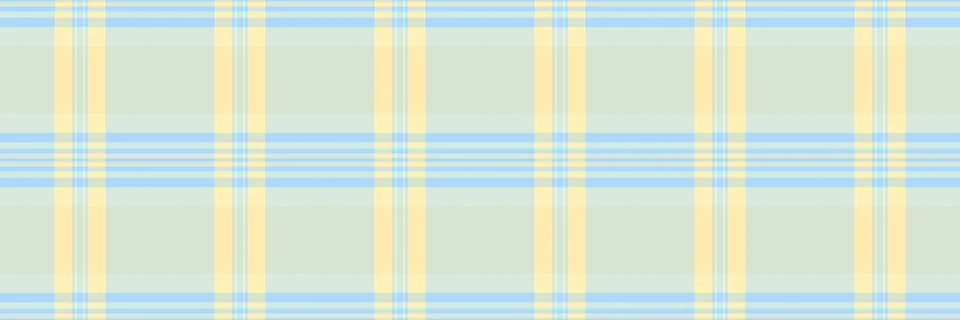 Soft pastel plaid pattern in pale yellow and blue.  Perfect for backgrounds,  Stock Illustration