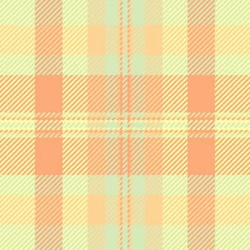 Soft pastel plaid pattern in peach, yellow, and mint green.  Ideal for textil Stock Illustration