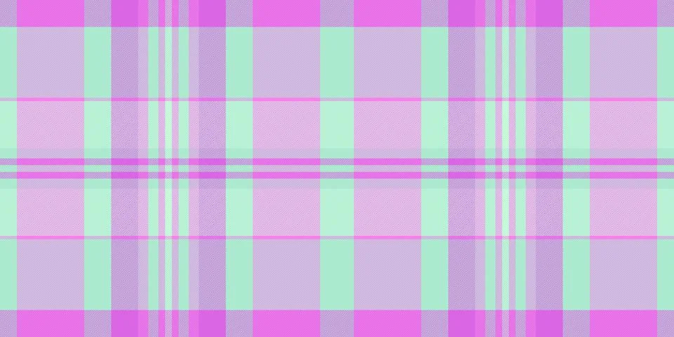 Soft pastel plaid pattern in pink and mint green. Perfect for backgrounds, te Stock Illustration