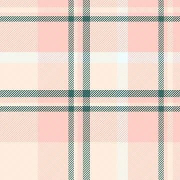 Soft pastel plaid pattern in pink and green. Versatile texture for backgrou.. Illustrazione stock