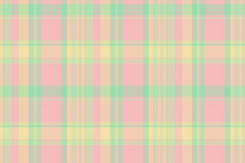 Soft, pastel plaid pattern in pink, green, and yellow. A calming, gentle text Stockillustratie